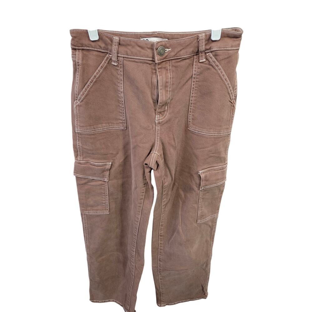 Brown Hi Rise Cargo Pants - SO - 7/28